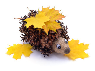 Hedgehog with cones.