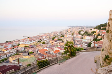 Fototapeta premium View of Cariati, Italia, Calabria