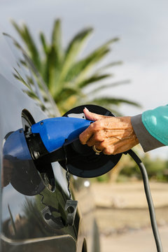 Charging Electric Car