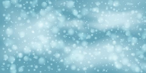 Snowflakes, snowfall.