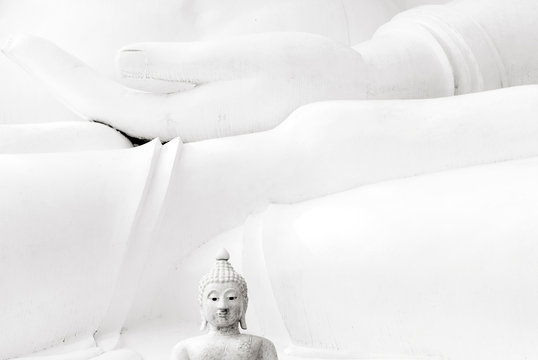 White Buddha Statue