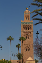 Fototapeta na wymiar The Kutubiyya Mosque, Marrakech, Morocco