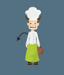 Chef - Standing in Angry Mood
