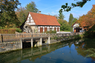 Fototapeta na wymiar Ölmühle Salzkotten, stand früher in Brilon, NRW, Deutschland
