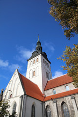 Fototapeta na wymiar Nikolaikirche (Niguliste kirik) in Tallinn. Estland