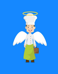 Chef - in Angel Costume