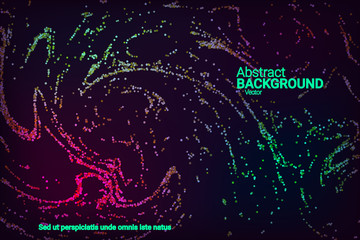 Multicolored confetti dots