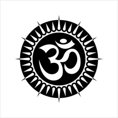 Aum (Om) The Holy Motif Design