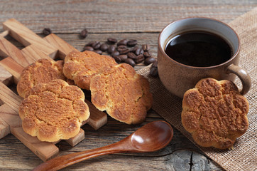 Cookies and cup of coffee