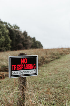No trespassing