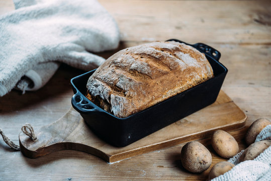 Food: Homeade potato bread