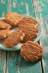 Homemade shortbread cookies