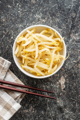 Preserved mung sprout.