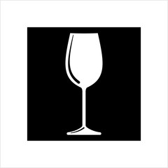 Wine Glass Icon, Wineglass Icon, Glassware Icon