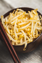 Preserved mung sprout.