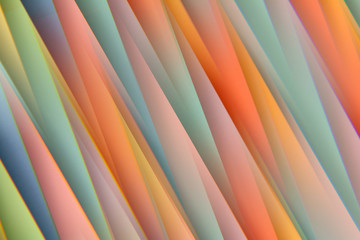 Colorful paper material design