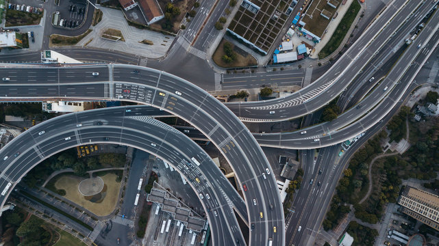 The viaduct in Shanghai,chian