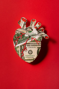 Dollar heart