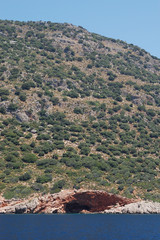 A sea grotto near Kaş, Turkey