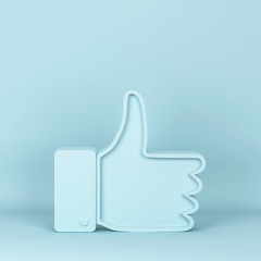 Like thumb up symbol