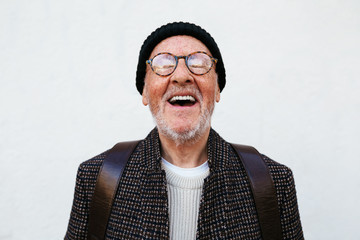 Senior man portrait.