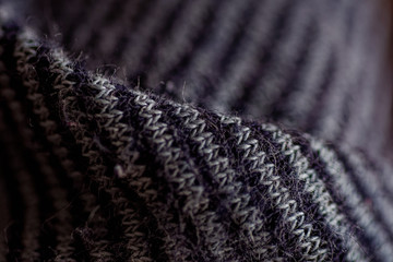 Close up of striped fabric