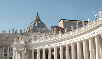 St. Peter Basilica In Rome .