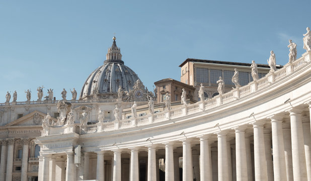 St. Peter Basilica In Rome .