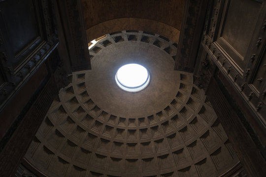 Ceiling Of Pantheon /Rome