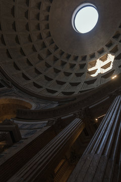 Ceiling Of Pantheon /Rome