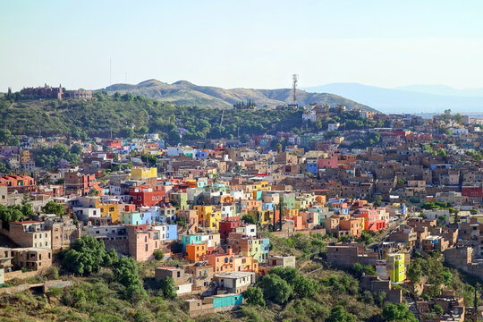 View over Guanajuato City, Mexico