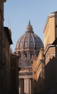 St. Peter Basilica In Rome .