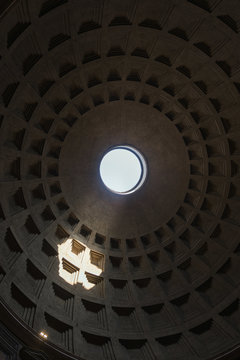 Ceiling Of Pantheon /Rome