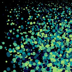 Colorful Universe Distribution Computational Generative Art background illustration