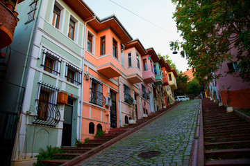 Fototapeta premium Just one of the historical districts of Istanbul, 