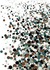 Colorful Universe Distribution Computational Generative Art background illustration