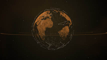 Energy and resources saving concept abstract background.