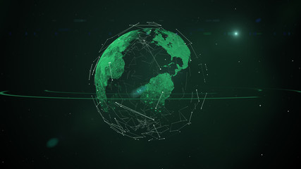 Concept of astronomy and science abstract background.