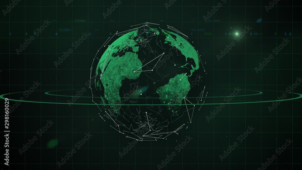 Poster big data analytics and business intelligence concept.