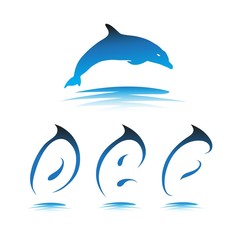 vector font dolphin