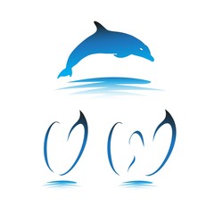 vector font dolphin