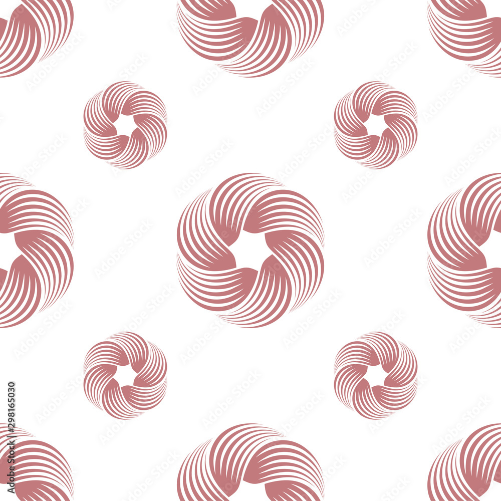 Poster abstract swirl or twisted geometric seamless pattern. geometric simple print. vector repeating textu