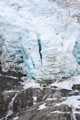 Fototapeta na wymiar Bossons Glacier