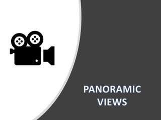 Sign to indicate panoramic views ahead