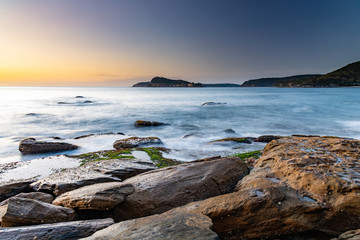 Obraz premium Blue Skies Sunrise Seascape