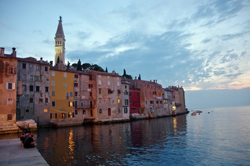 Fototapeta premium Rovinj Abendstimmung