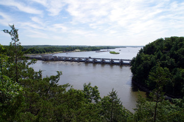 Dam on the river