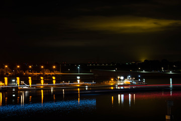 ship at night