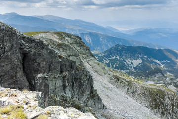 Landscape from Kupen peak, Rila Mountain, Bulgaria