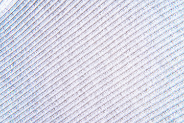 White texture, macro Jersey. White material close up macro shot